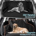 thumbnail image 3 of Unique Bargains Dog Car Seat Cover for Back Seat Multi-Layered Waterproof Dog Hammock for Car Black, 3 of 7