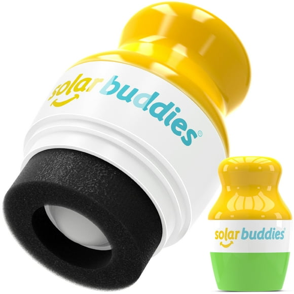 Aplicador de protección solar Solar Buddies, color verde individual, recargable, 100 ml