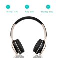 thumbnail image 4 of Auriculares Bluetooth, auriculares estéreo Bluetooth inalámbricos plegables sobre la oreja con micrófono y control de volumen, compatibles con auriculares inalámbricos y con cable TUNC Sencillez, 4 of 5