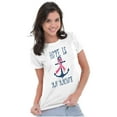 thumbnail image 3 of BCA Pink Ribbon Hope is An Anchor Womens Slim Fit Graphic Tee Brisco Brands S, 3 of 5