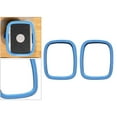 thumbnail image 4 of 2pcs Strong Rectangle Road Skates Roller Protective Skates - Blue, 4 of 10
