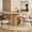 Light Brown, variant on Tribesigns Round Dining Table for 4-6 , 47" Wooden Desk, Kitchen Table, Light Brown(Chairs Not Included)