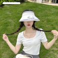 thumbnail image 2 of Sun Visor Hats With Fan-three Speed Usb Rechargeable,sun Protection Sun Cap For Women/men/kid,adjustable Buckle Strap Sun Hat, 2 of 5