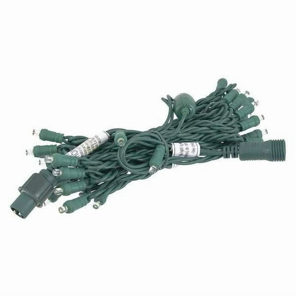 American Lighting StringLights,12.5ft,Button,25LEDs,WrmWht 35FV56