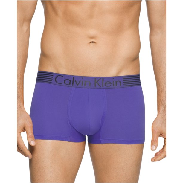 Calzoncillos Calvin Klein de tiro bajo para hombre morado X-Large
