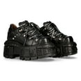 thumbnail image 2 of New Rock Boots M-TANK120N Unisex Black 100% Leather Goth Platform Punk Metal 39, 2 of 6