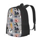 thumbnail image 1 of Disketp Dog Mochila Minimalista de Gran Capacidad, Mochila de Viaje para Escuela, Trabajo o Uso Diario, 1 of 6
