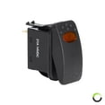 thumbnail image 3 of 5pc 12V DC 20A 3-Pin SPST LED On/Off Rocker Switch Kit - AMBER, 3 of 4