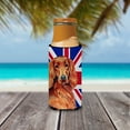 thumbnail image 3 of Carolines Treasures LH9504MUK Irish Setter with English Union Jack British Flag Ultra Hugger for slim cans Slim Can, 3 of 6