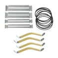 thumbnail image 2 of Separadores de cuerdas, protectores de diapasón, protector de diapasón con bandas de goma, herramienta de guitarra para limpieza, reparaciones, limado, 2 of 8
