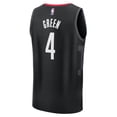 thumbnail image 3 of Men's Fanatics Jalen Green Black Houston Rockets Fast Break Replica Player Jersey - Statement Edition, 3 of 3