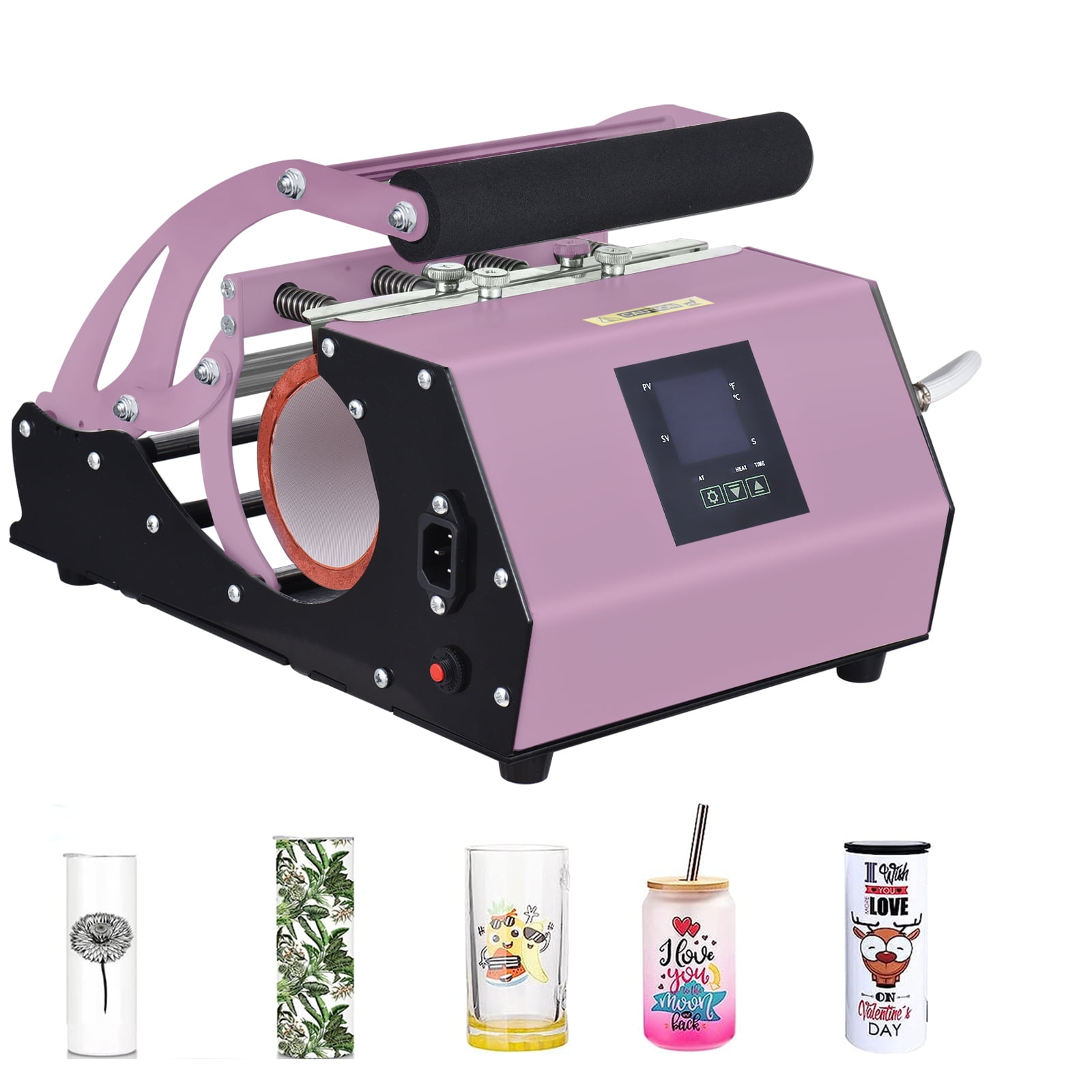 Heat Press Machine,Blank Tumblers Diy Blank S Diy Press Press 11oz-20oz Sublimation With Temperature Time Heat Press Cup Heat Print Diy Cup Heat 11oz-20oz Sublimation Blank Maiju Cometx