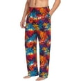 thumbnail image 6 of Honiee Colorful Hawaii Palms for men - a sleek fusion of Straight Pajama Pants, versatile Lounge Pants, and cozy Sleepwear, all rolled into one-Large, 6 of 6
