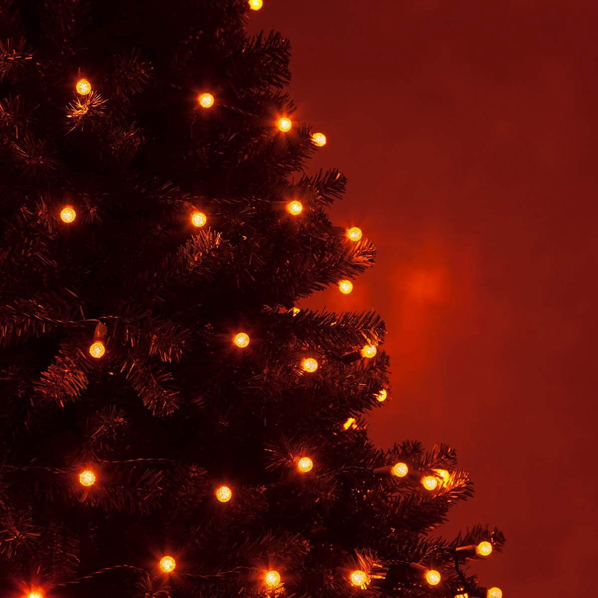 70 G12 Orange Globe String Lights 24 ft LED Halloween Lights Ball Lights Halloween Decorations Outdoor Christmas String Lights for Bedroom Halloween String Lights Dorm Room Lights Party