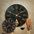 thumbnail image 2 of Uttermost 6029 Bond Street French Vintage London 18" Round Wall Clock - Weathered, 2 of 4