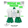 thumbnail image 2 of Conjunto Disfraz Del Ferxxo Short Playera Gorra Feid Sixdo, 2 of 4