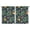 Floral Pattern, variant on Calm Botanical Room Curtains 2 Panels 42x54 Inch, Rod Pocket Blackout Drapes for Bedroom and Gentle Sun Filter