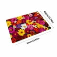 thumbnail image 3 of Wdhugt Kitchen Mat Cushioned Anti-Fatigue Floor Mat 15x23 Inches Colorful Bohemian Memory Flower Bath Rugs Non Slip Washable Waterproof Kitchen Mats Floor Comfort Mats for Sink Home Laundry Room, 3 of 6