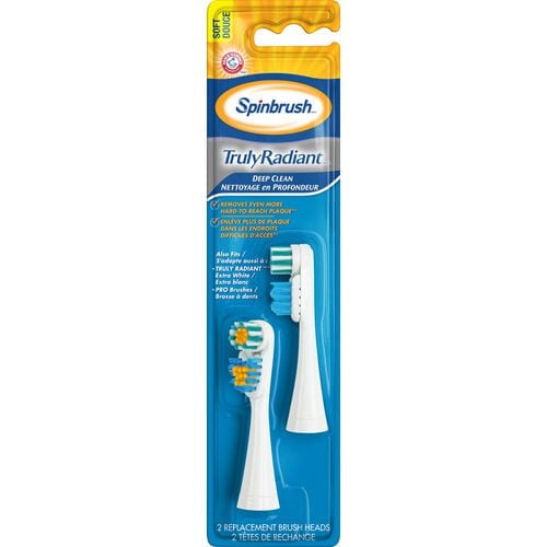 Arm & HAMMER Spinbrush Pro+ Deep Clean Soft Replacement Heads
