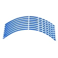 thumbnail image 1 of Motorcycle Car Wheel Hub Tire Sticker Car Decorative Styling Strip Decals Stickers (Blue), 1 of 8