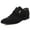 Black, variant on Miluxas Men's Invisible Height Increasing Elevator Shoes - Nubuck Leather Lace-up Casual Oxfords