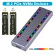thumbnail image 3 of NVMe Hard Drive Enclosure SSD Cool RGB Light Hard Drive Enclosure C, 3 of 5