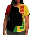 thumbnail image 2 of Simua Hauts Grande Taille pour Femmes Tunique Manches Courtes Col Rond Chemises Blouse Décontractée Douce Taille L-5TG, 2 of 6