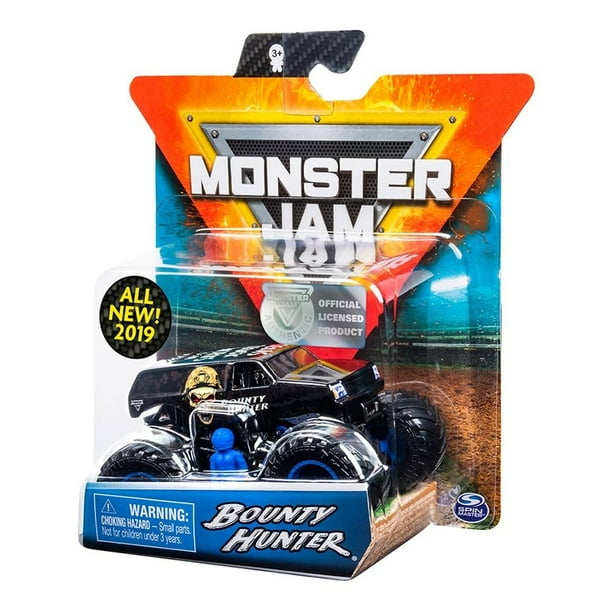 Vehículo Monster Jam Escala 1:64 Bounty Hunter