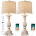 thumbnail image 4 of Set of 2 Touch Control Table Lamp with 2 USB Ports,Dimmable, 4 of 8