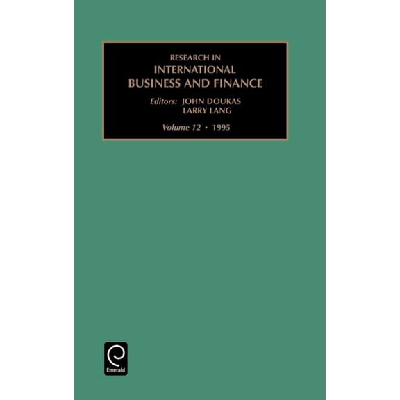 Research in International Business and F Research in International Business and Finance, Book 12, (Hardcover)