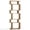 Natural, variant on Giantex 6-tier S-shaped Bookshelf, Open-back Bookcase, Home Wood Organizer Free-standing Storage Shelf, Walnut