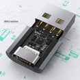 thumbnail image 2 of Gray USB to USB C Adapter 2 Pack,USB C Female to A Male Charger Type C Converter for Apple Watch Ultra iWatch 7 8 SE,iPhone 14 13 12 11 Plus Pro Max Mini,AirPods,iPad Air,Samsung Galaxy S23 S22, 2 of 9