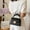 Black, variant on Lwlmwt Ladies' Fashion Chain Crossbody Bag,Hand-held Small Square Bag,Compact Wallet Clutch with Locking Clasp,Small Chain Strap Purse