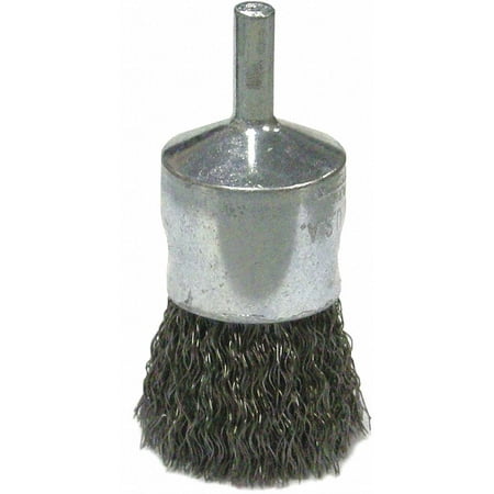 UPC: 0821578071311 | Weiler Crimped Wire End Brush SS 1 in. 36285
