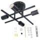 thumbnail image 2 of Lámpara de Techo Moderna Lámparas Colgantes de Montaje Semiempotrado 4 Luces Lámpara de Techo Rústica Sputnik para Cocina Dormitorio Sala de Estar Baño Pasillo ANGGREK Otros, 2 of 8