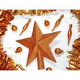 thumbnail image 2 of Decoración para árbol de Navidad Christmas Concepts con forma de estrella con purpurina, 20 cm, 2 of 7