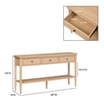 thumbnail image 4 of Modern Entry Table with Drawer Storage - Coastal Oak, 4 of 12