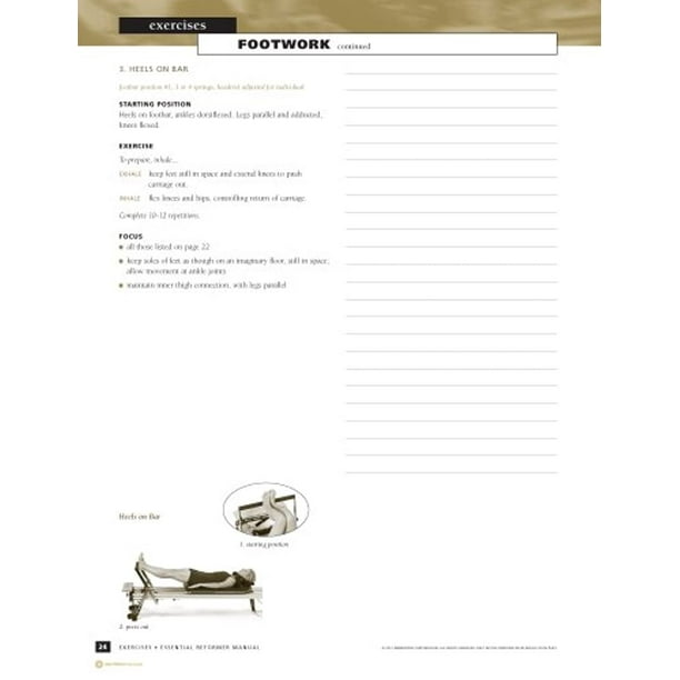 Stott Pilates Essential Reformer Manual2nd Edition