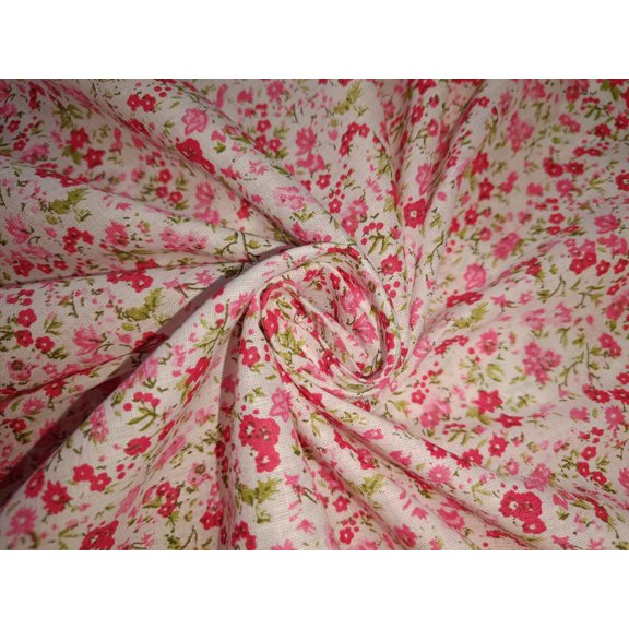 100% cotton mull fabric floral print 44" wide available in 3 colors pink, grey, blue[12900-12902]