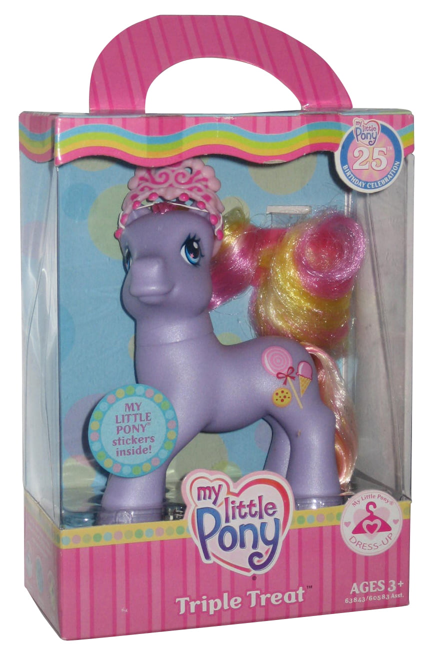 my little pony g3 triple treat 25th birthday celebration