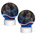 thumbnail image 2 of Daiia Fireworks Pattern Acrylic Night Light, LED Touch Light, Bedroom Night Light, Soft Glowing Lamp Perfect Gift for Mother's Day, Birthday, or Christmas, 2 of 9