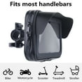 thumbnail image 4 of Motorbike Phone Bag Motorcycle Handlebar Phone Holder Stand Waterproof Pouch, 4 of 8