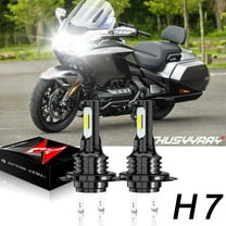 For Honda Goldwing 1800 GL1800 2001-2017 H7 LED Headlight Bulbs Kit 6000K White High Power 2Pcs