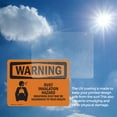 thumbnail image 6 of (2 Pack) Dust Inhalation Hazard OSHA Warning Sign 24 Inch X 18 Inch Vinyl Label Decal Sticker Weather Resistant, UV Protected for Workplace, Business, and Construction Site, Made in the, 6 of 7