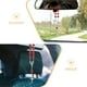 thumbnail image 2 of Rosario de coche para espejo retrovisor, colgante de cruz, decoración para coche, accesorio colgante para mujer y hombre, 2 piezas de cuentas de rosario católico rojo de metal, 2 of 7