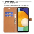 thumbnail image 6 of Feishell Fit for Samsung Galaxy A15 Phone Case with Wrist Strap,Cloth Texture PU Leather Shockproof Anti-Scratch Magnetic Flip Stand Card Slots Wallet Phone Case,Gray, 6 of 8