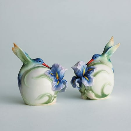 - Franz Porcelain - Salt & Pepper Shakers - Long Tail Hummingbird