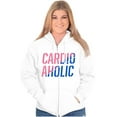 thumbnail image 3 of No Pain No Gain Workout Gym Zip Up Hoodie Men's Women's Brisco Brands S, 3 of 6