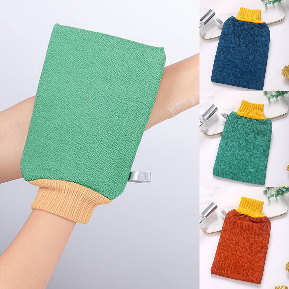 Cheer.US Korean Exfoliating Scrub Mitt Italy Towel Washcloth Bath Shower Mitt Large Exfoliating