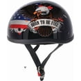 thumbnail image 2 of Skid Lid Freedom Eagle Motorcycle Half Helmet Black XXL, 2 of 2